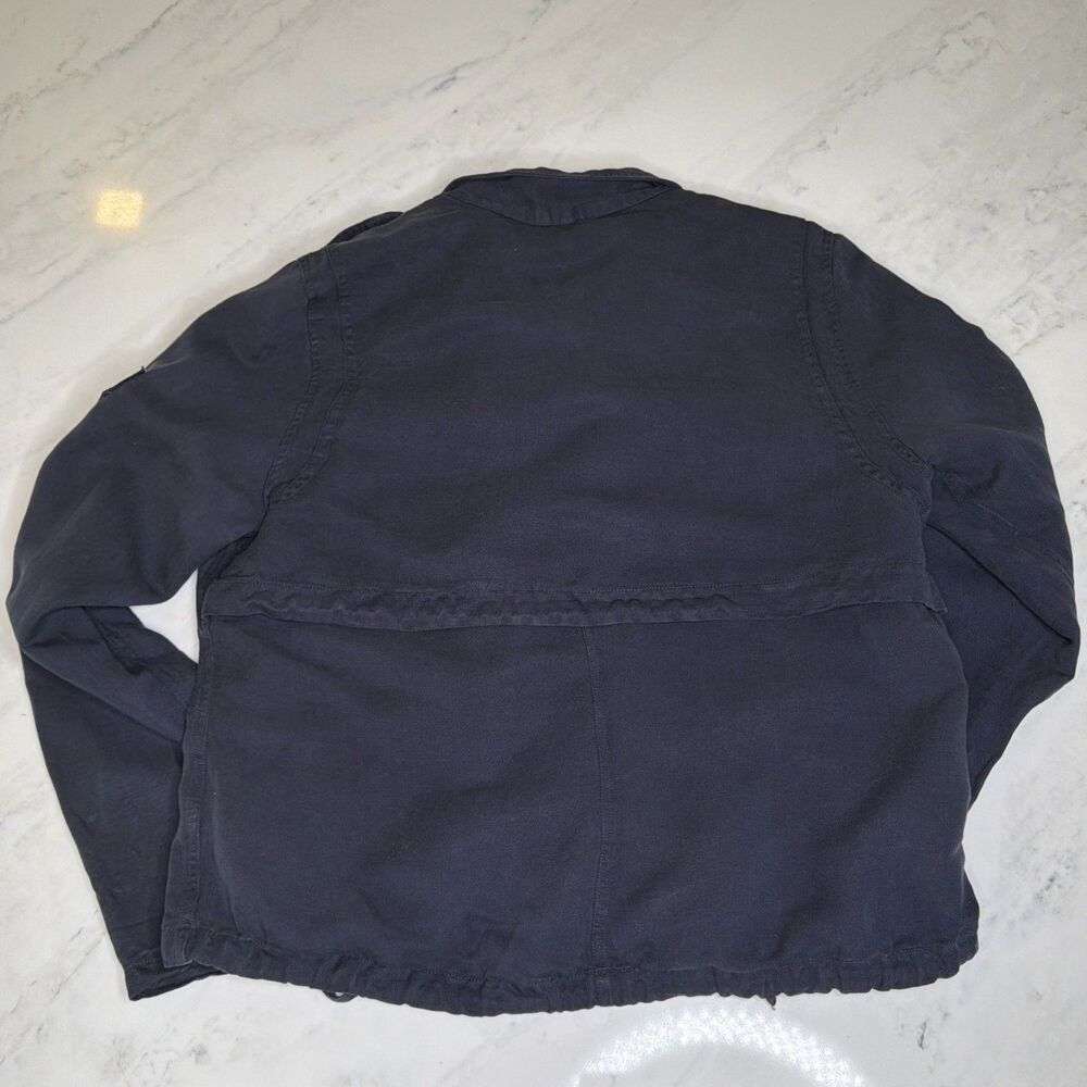 Rails Maverick Military Style Jacket S Indigo Aviation Utility Tencel Coastal - Picture 6 of 9